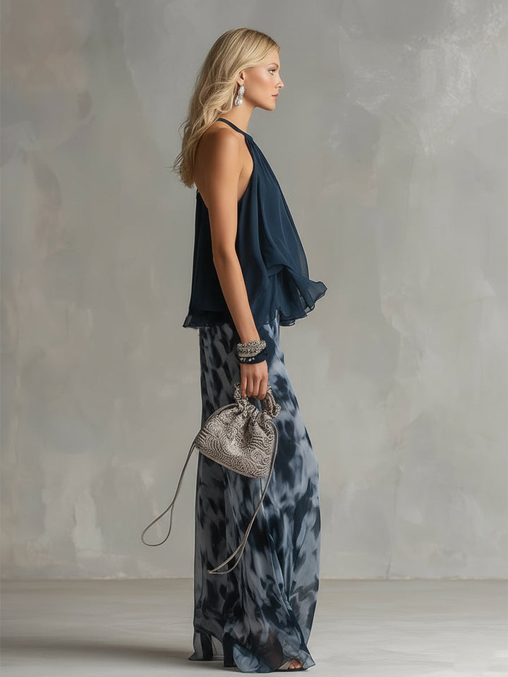Ludmila | Elegantní šifonová souprava