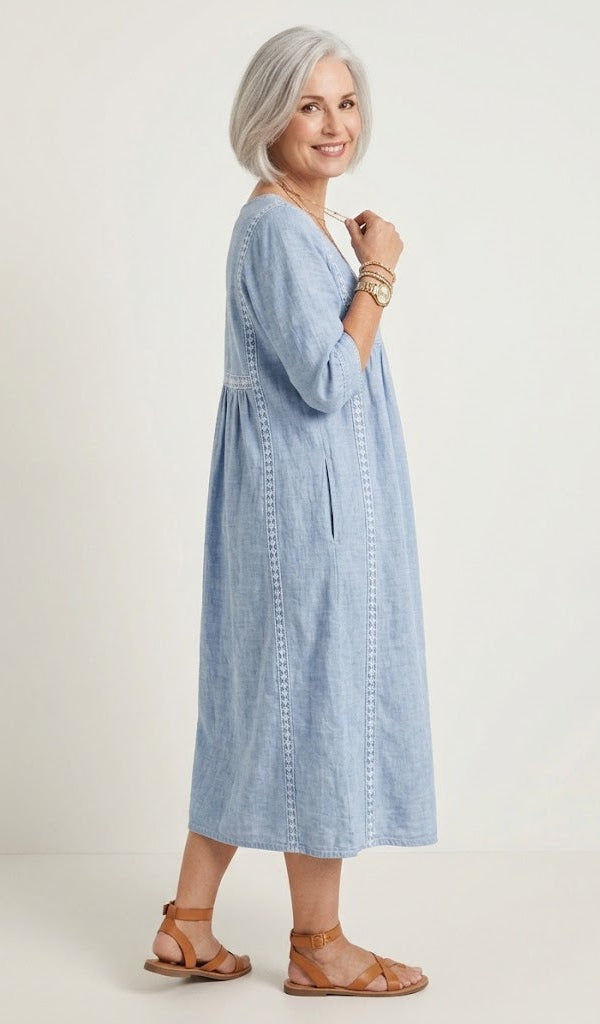 Julie | Elegantní maxi šaty A-line