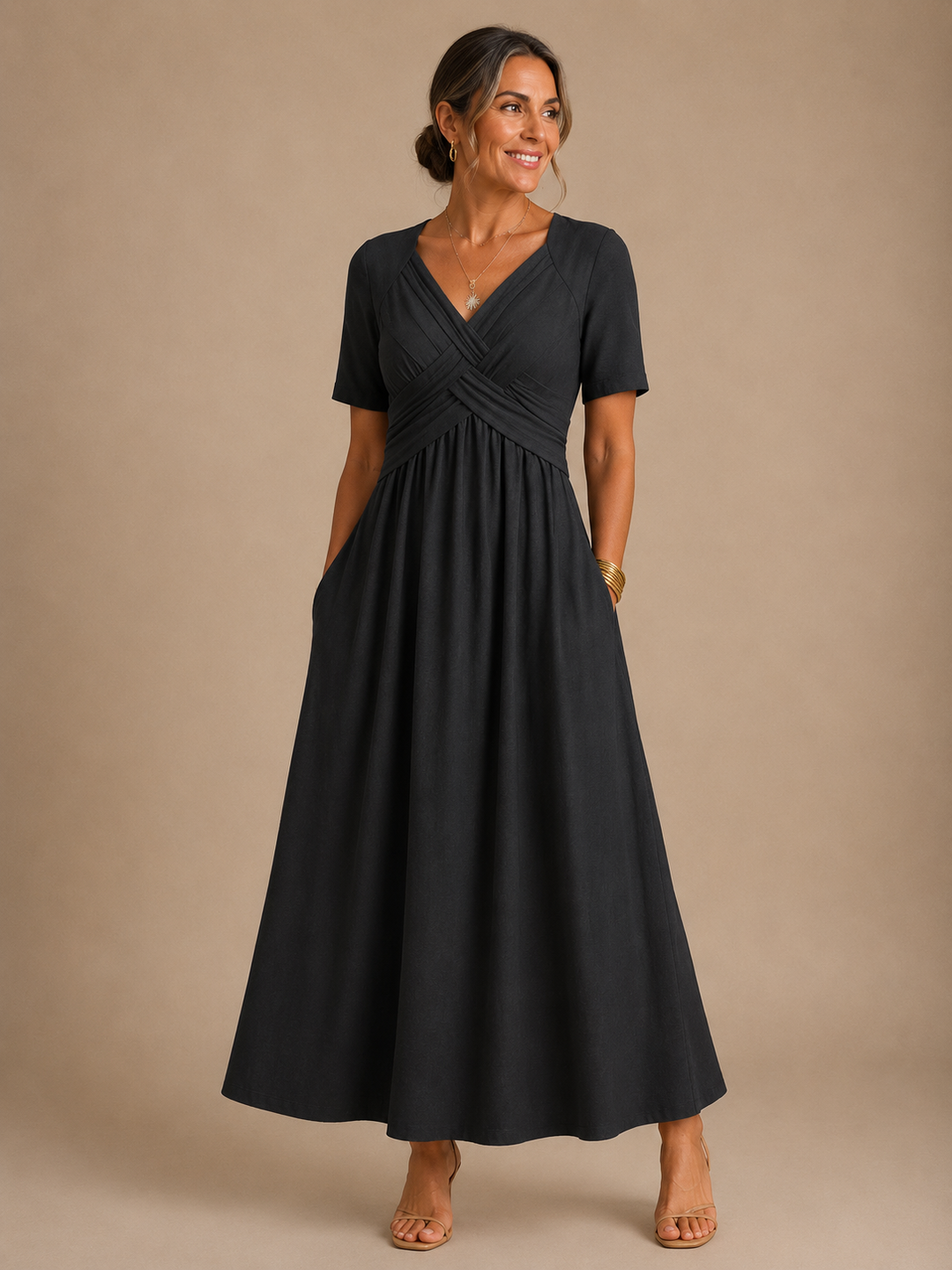 Anděla | Elegantní midi šaty