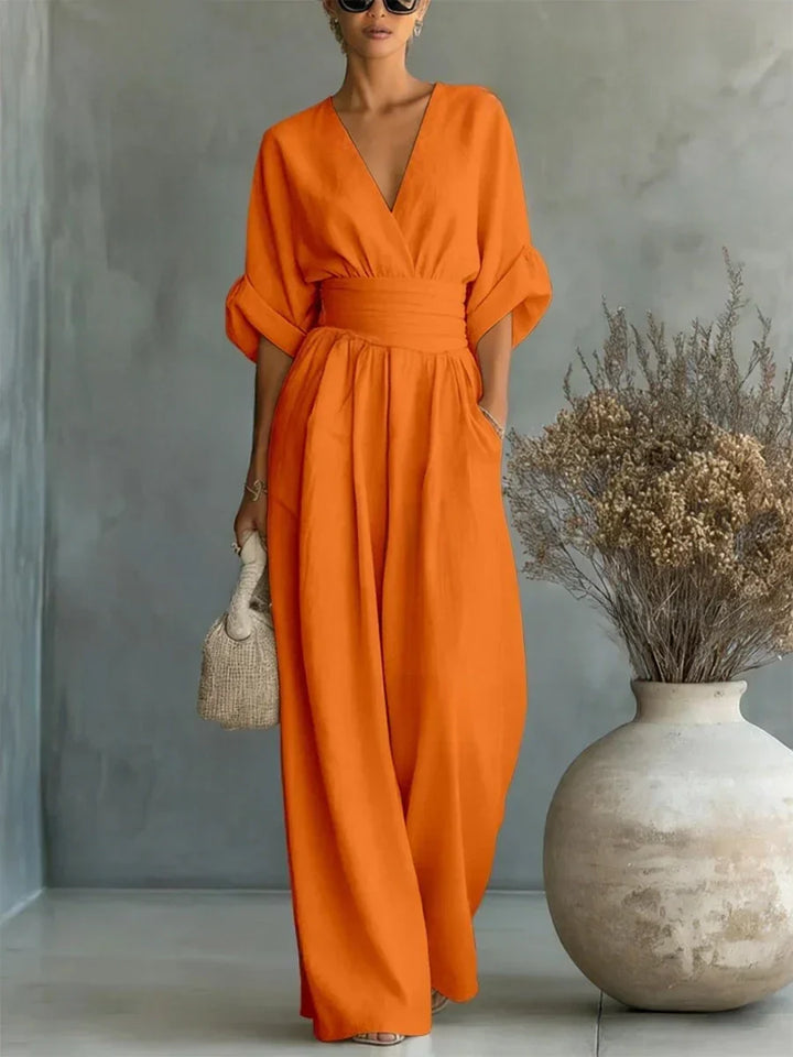 Eliška | Elegantní overal s vysokým pasem
