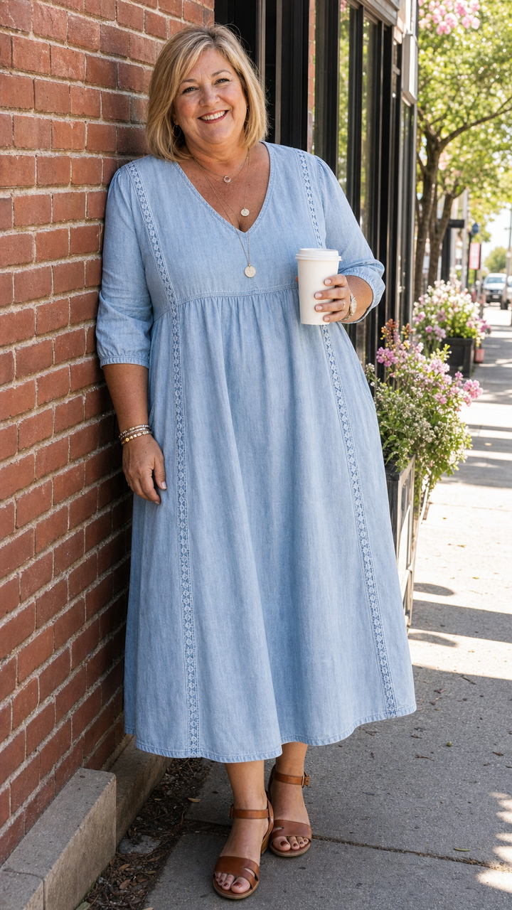 Julie | Elegantní maxi šaty A-line